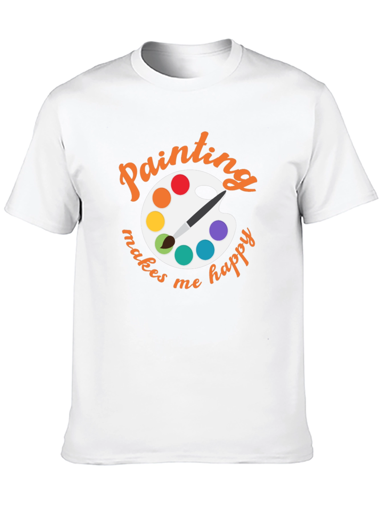 Painting Makes Me Happy Graphic T-Shirt