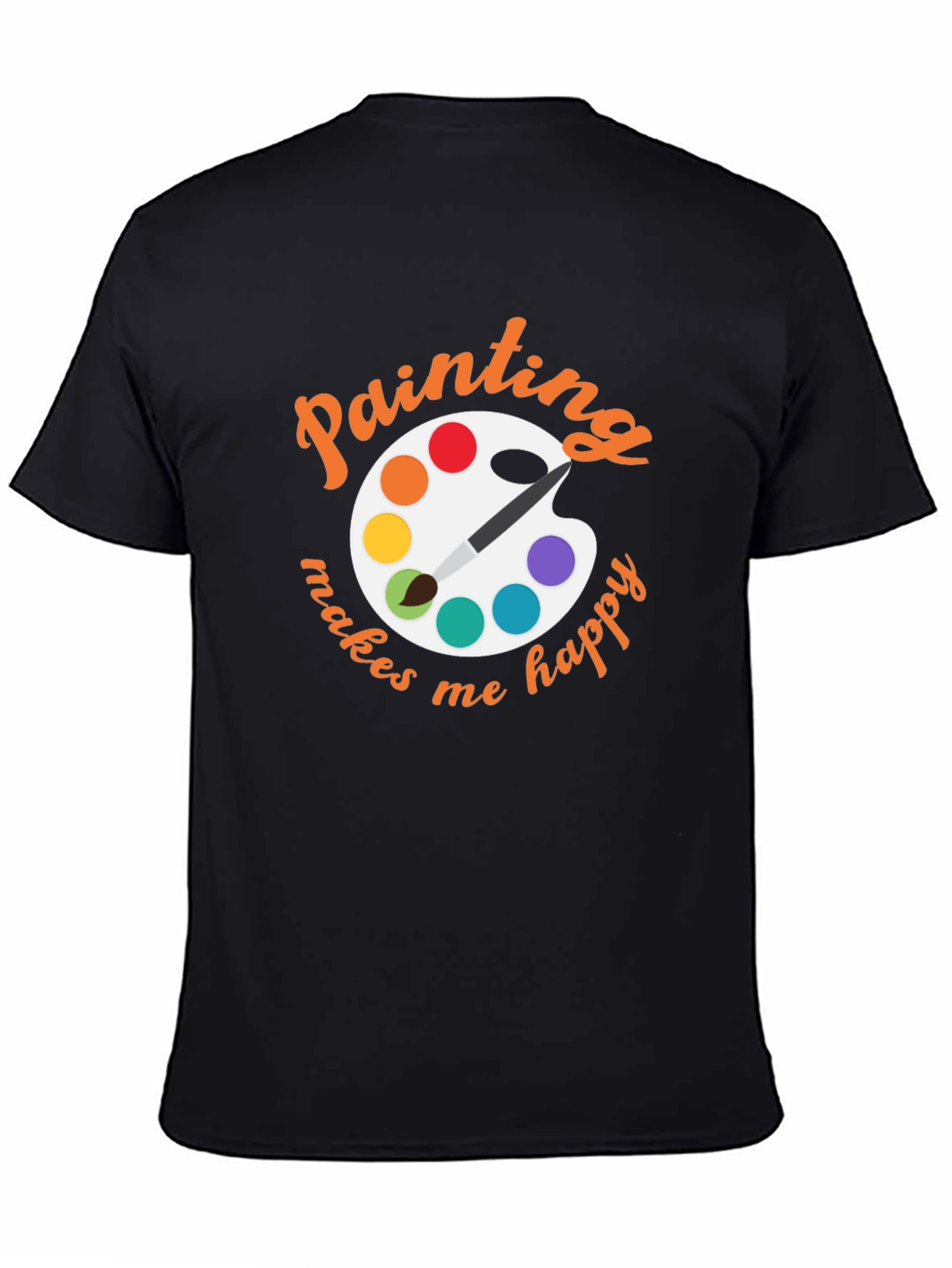 Painting Makes Me Happy Graphic T-Shirt