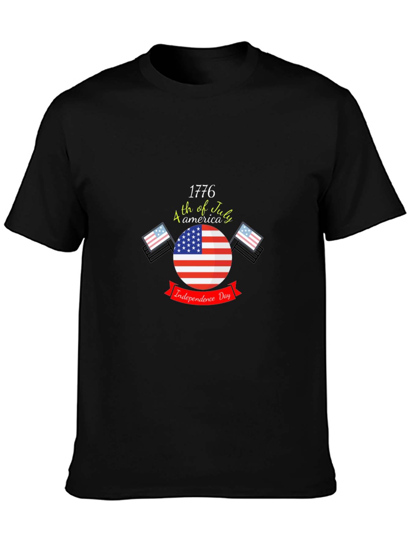 Patriotic Independence Day 1776 Graphic T-Shirt