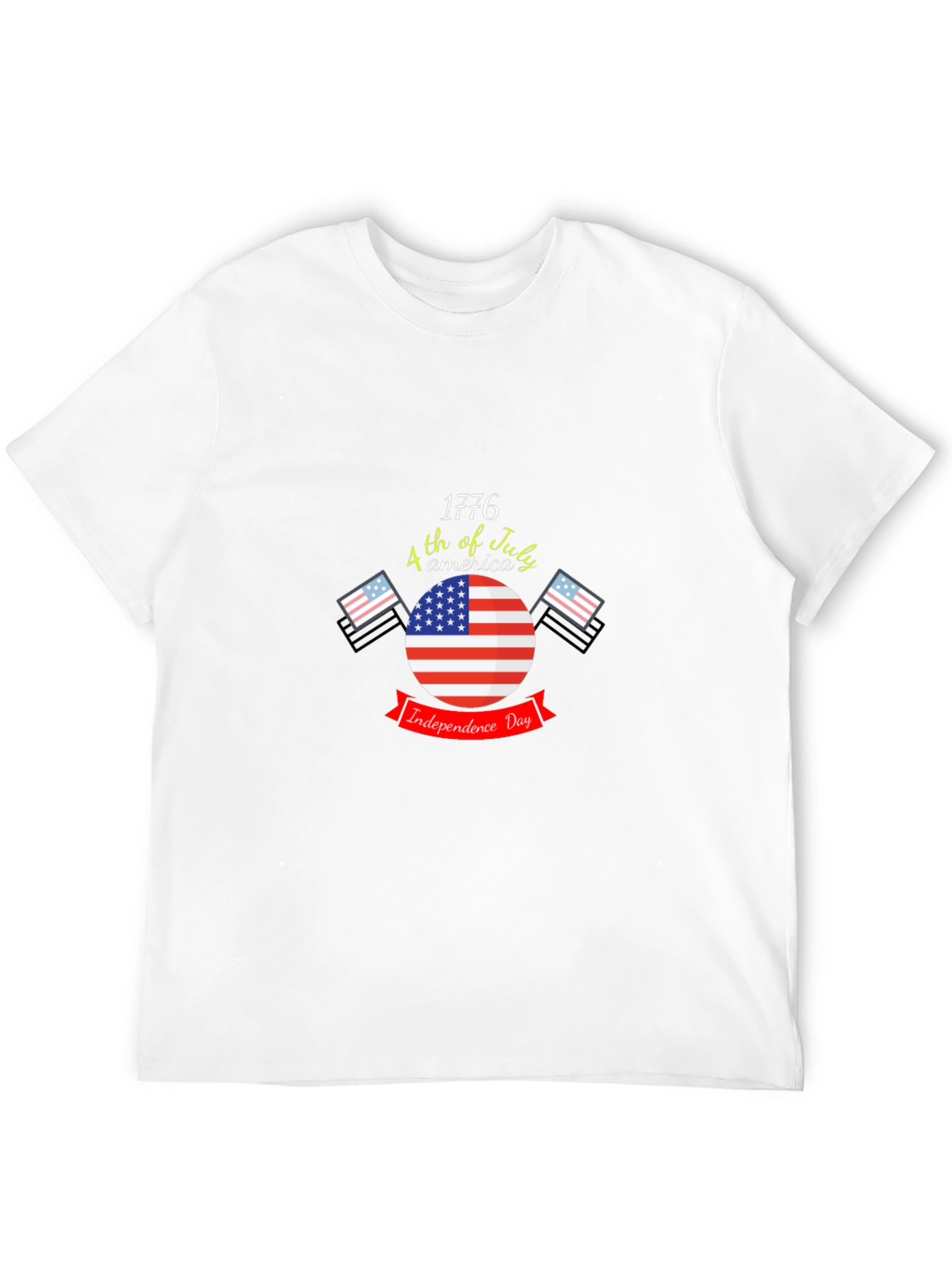 Patriotic Independence Day 1776 Graphic T-Shirt