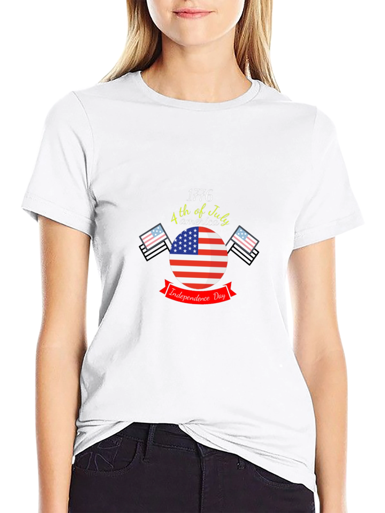 Patriotic Independence Day 1776 Graphic T-Shirt
