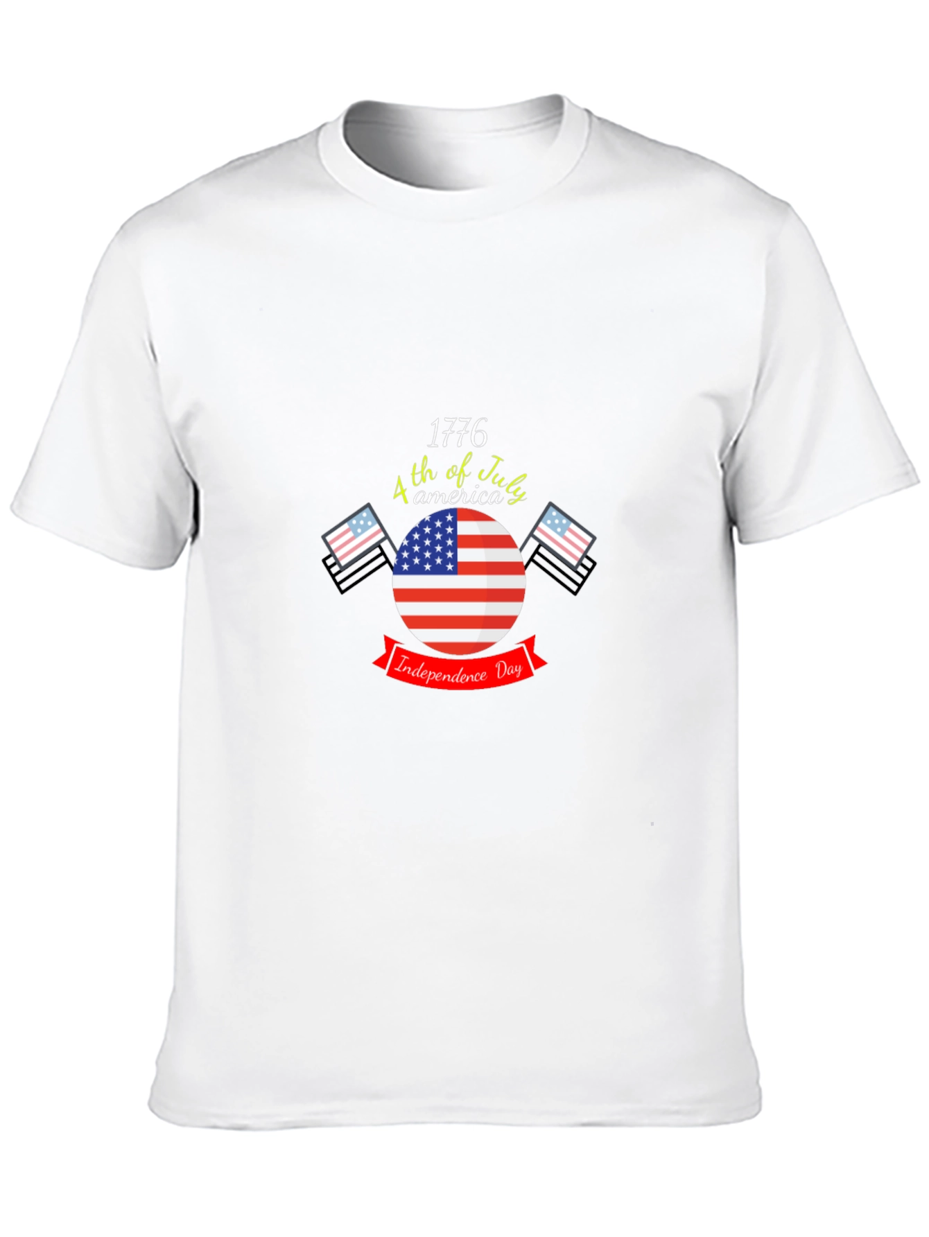 Patriotic Independence Day 1776 Graphic T-Shirt