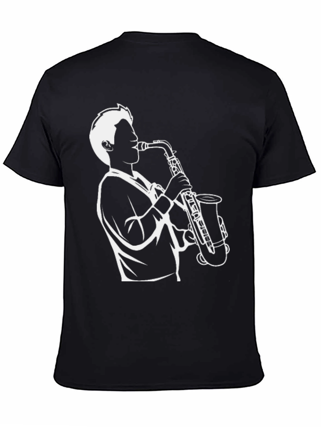 Saxophone Player Graphic Tee - Cool Jazz Musician T-Shirt
