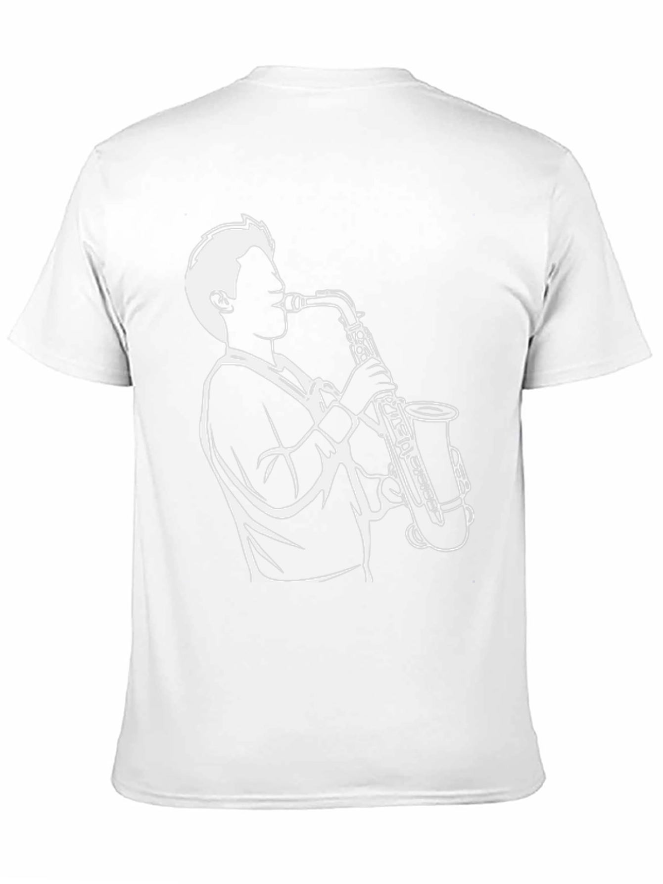 Saxophone Player Graphic Tee - Cool Jazz Musician T-Shirt