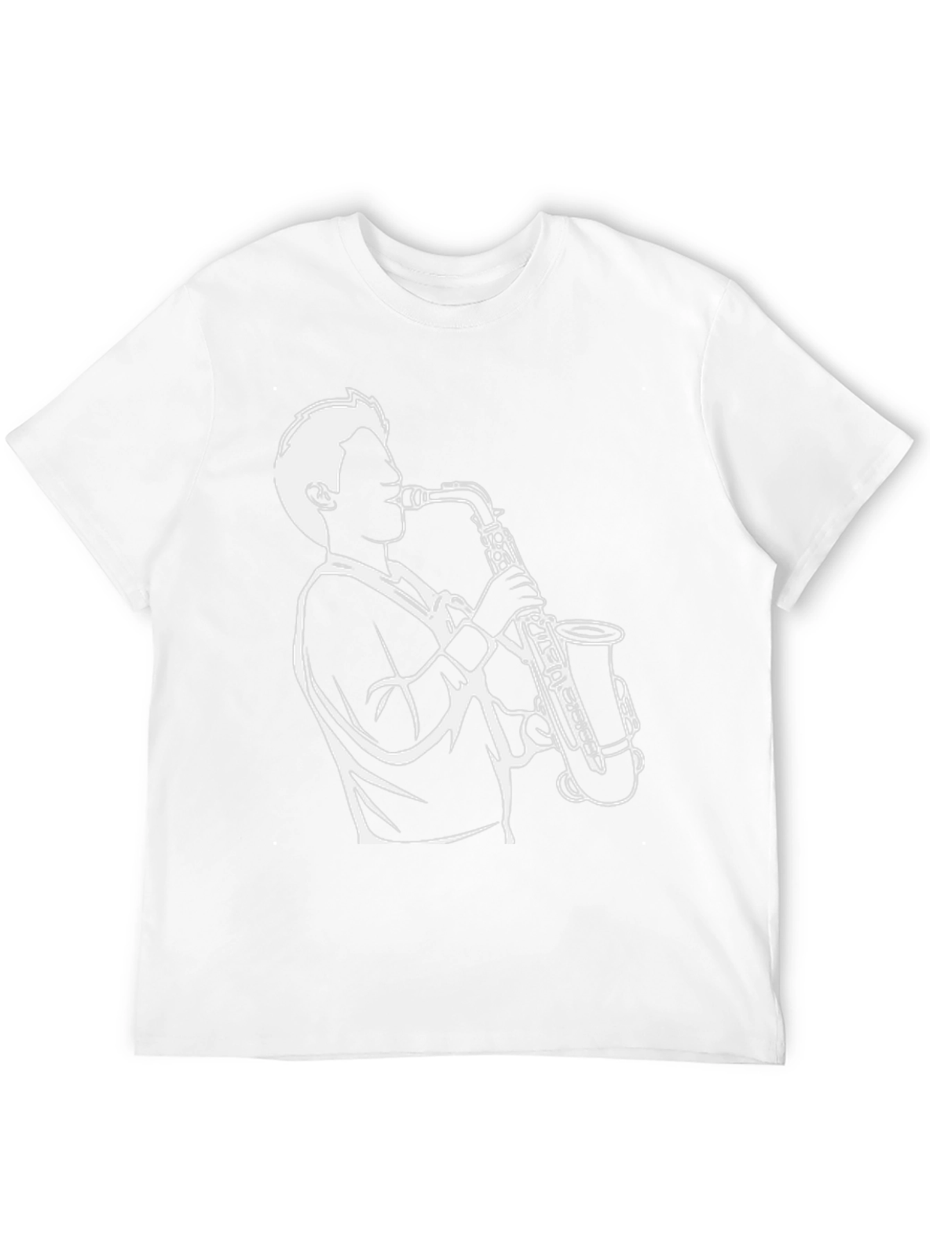 Saxophone Player Graphic Tee - Cool Jazz Musician T-Shirt