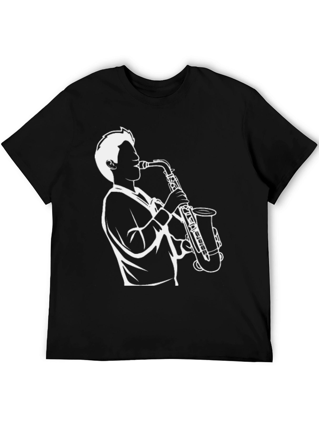 Saxophone Player Graphic Tee - Cool Jazz Musician T-Shirt