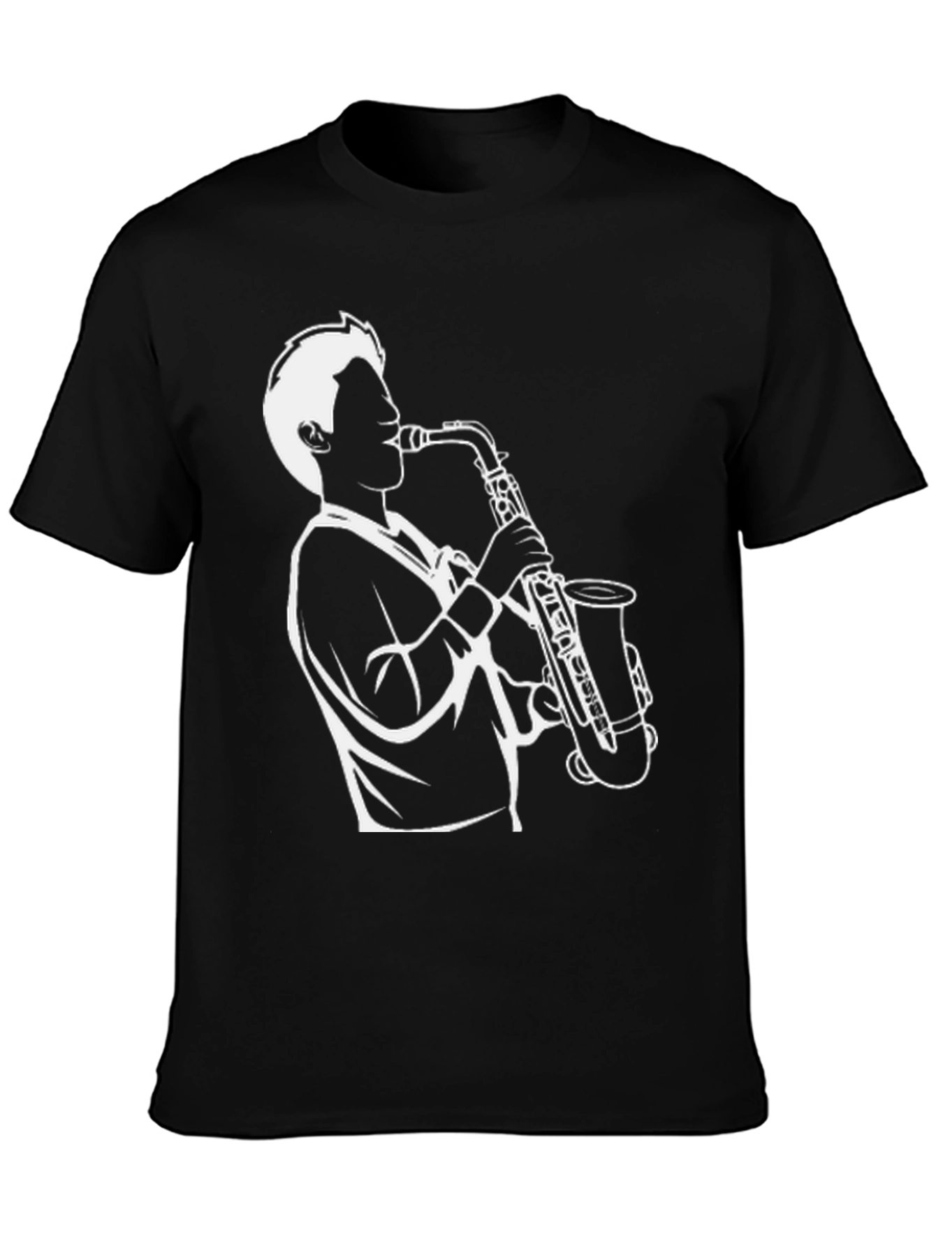 Saxophone Player Graphic Tee - Cool Jazz Musician T-Shirt