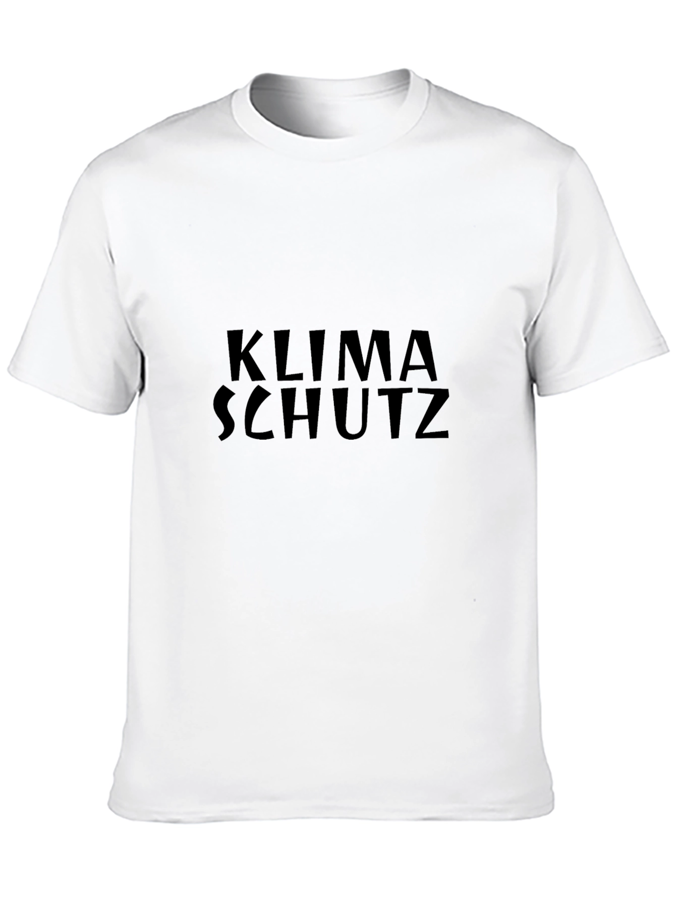 Klima Schutz Black Graphic T-Shirt