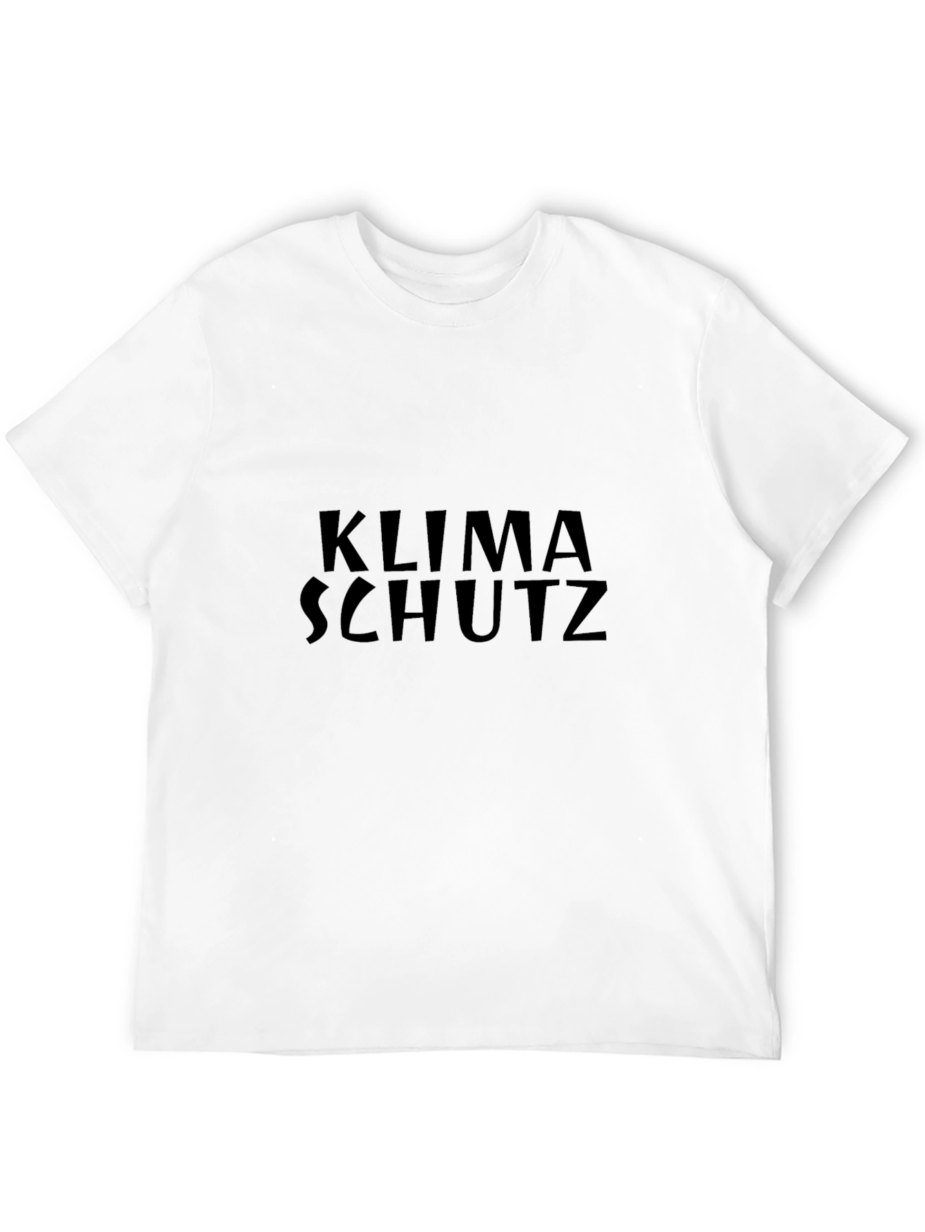 Klima Schutz Black Graphic T-Shirt