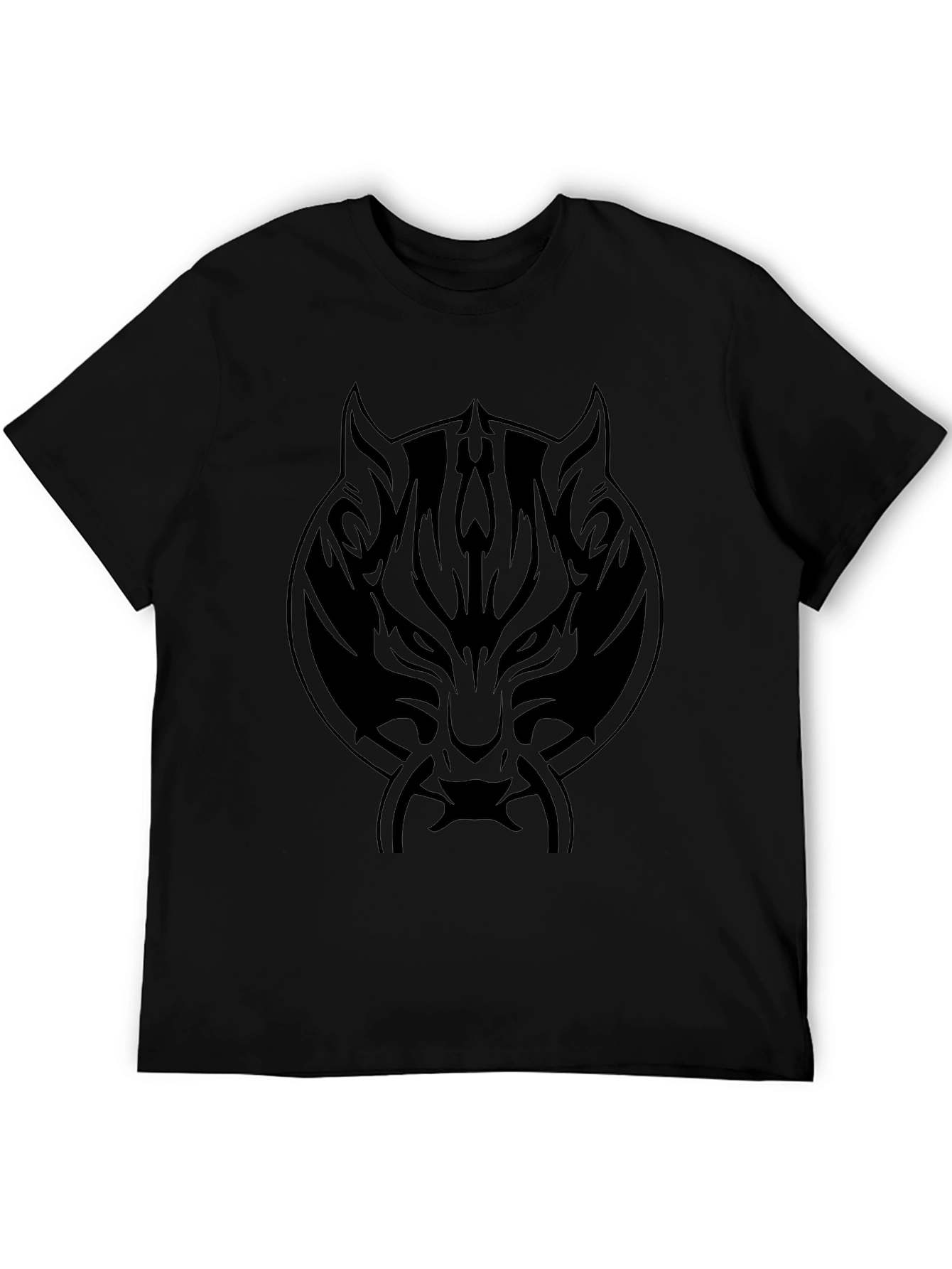 Black Wolf Emblem Tee