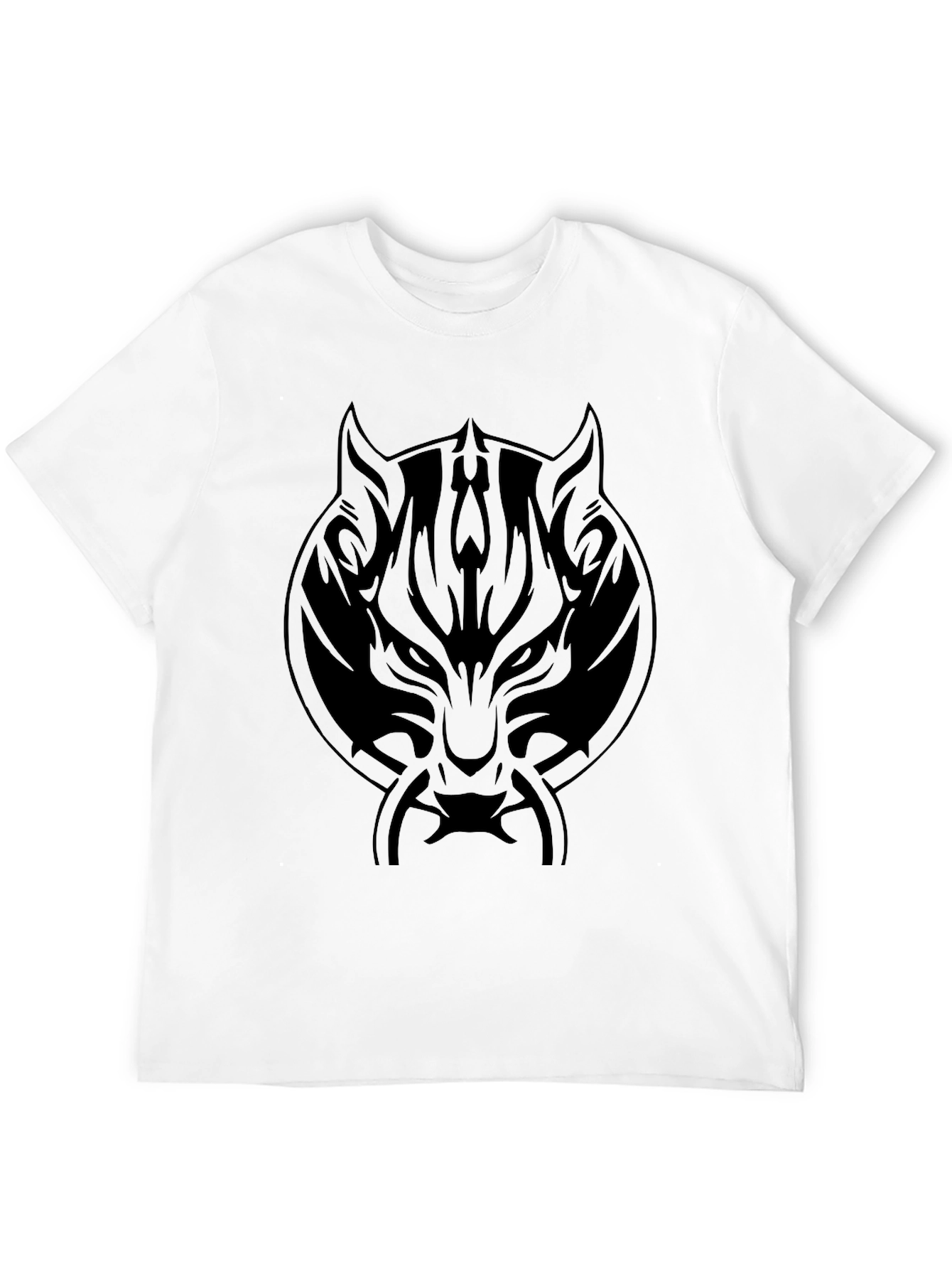 Black Wolf Emblem Tee
