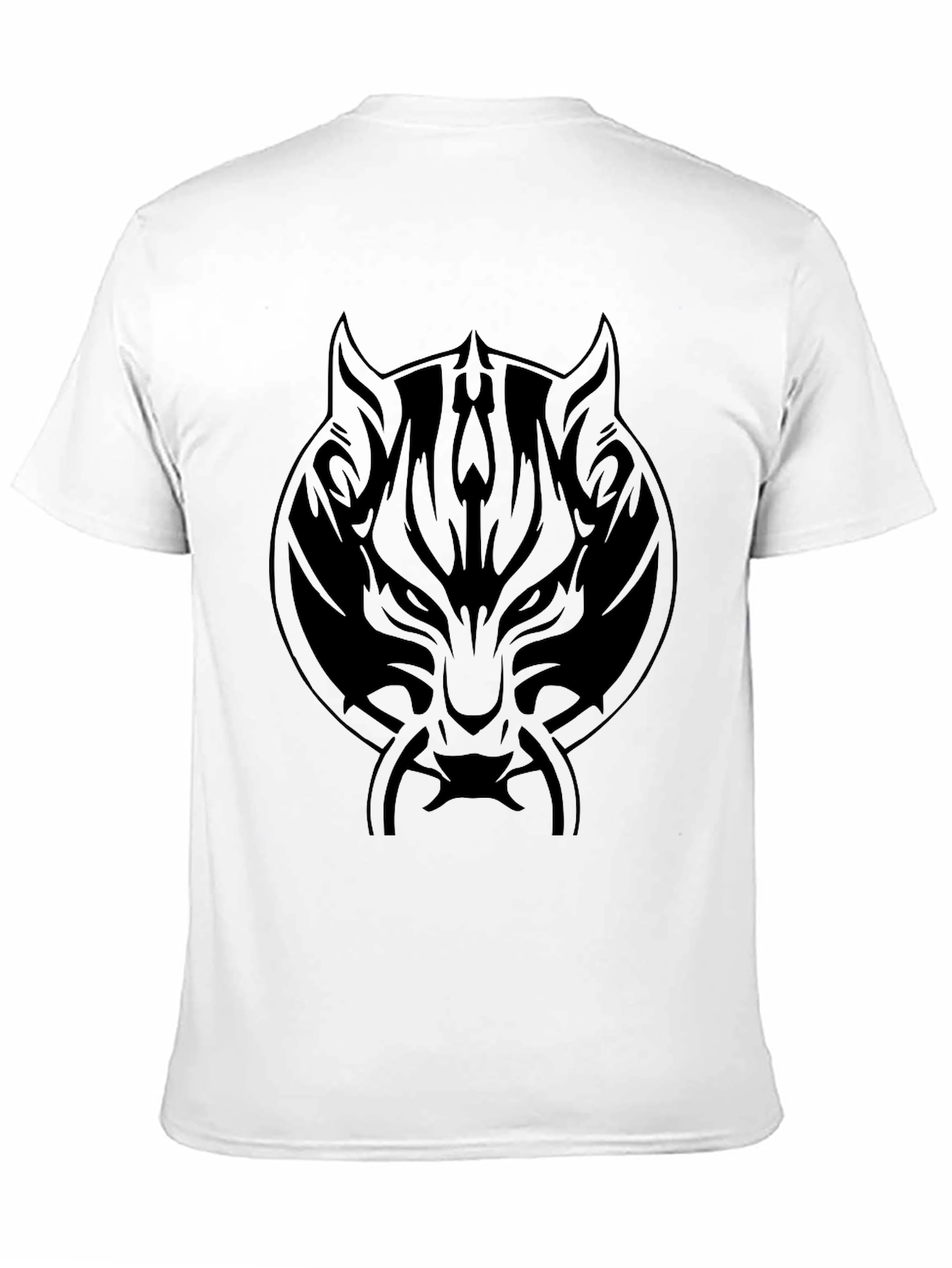 Black Wolf Emblem Tee