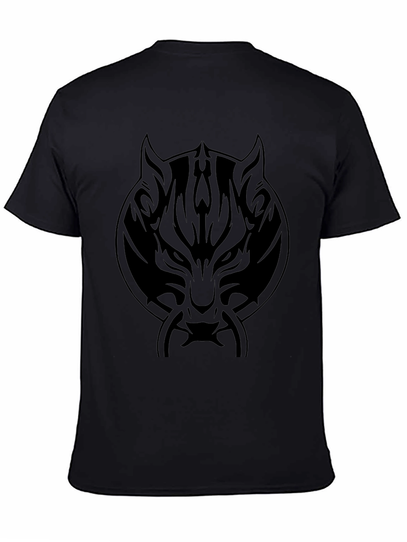 Black Wolf Emblem Tee