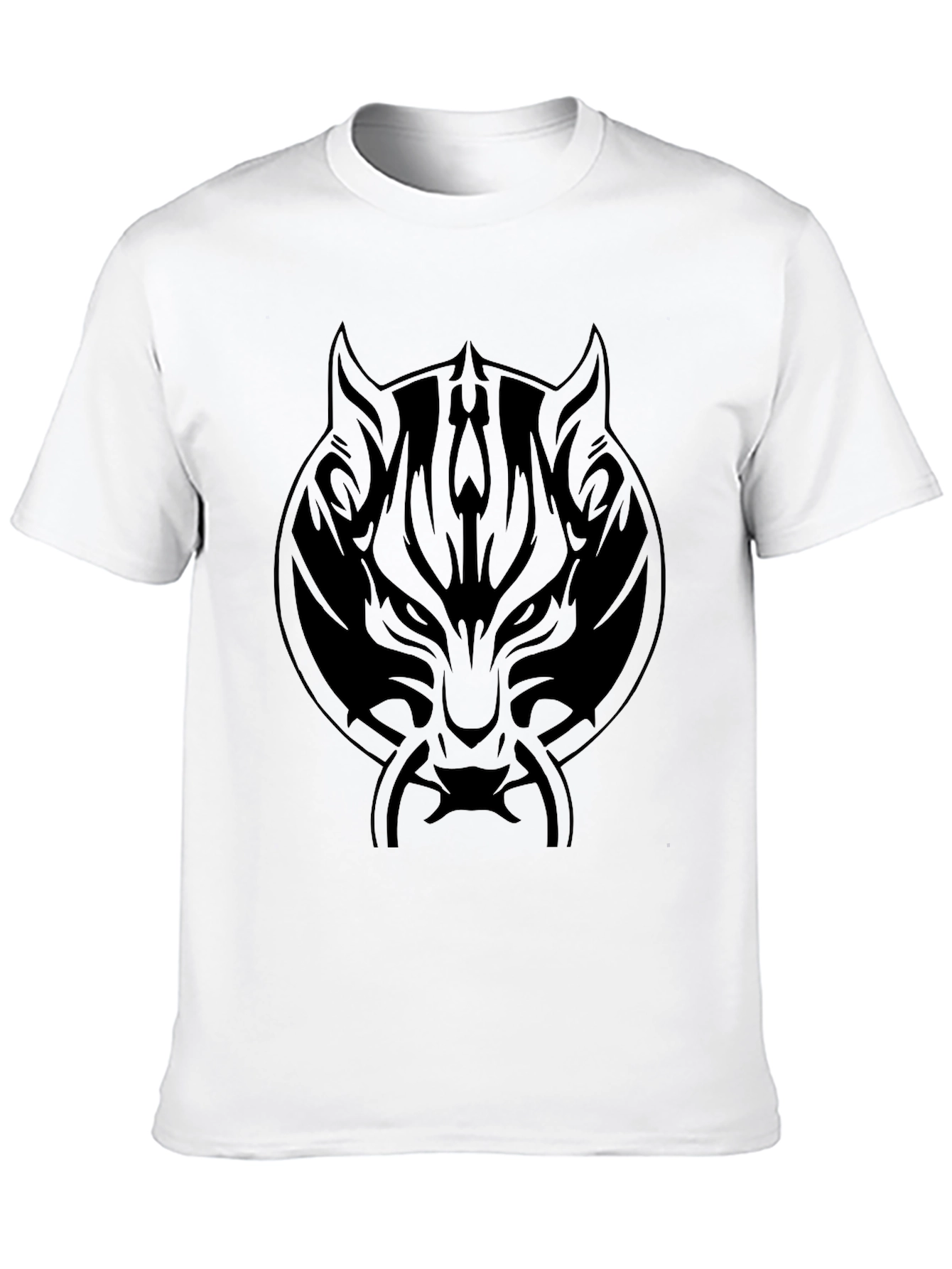 Black Wolf Emblem Tee