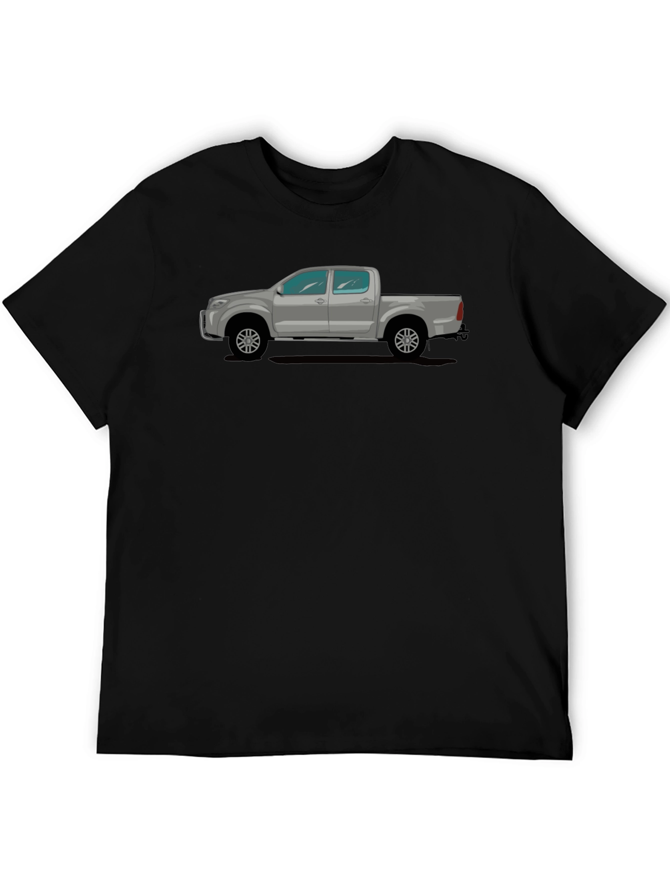 Truck Graphic Tee - Black Casual T-Shirt