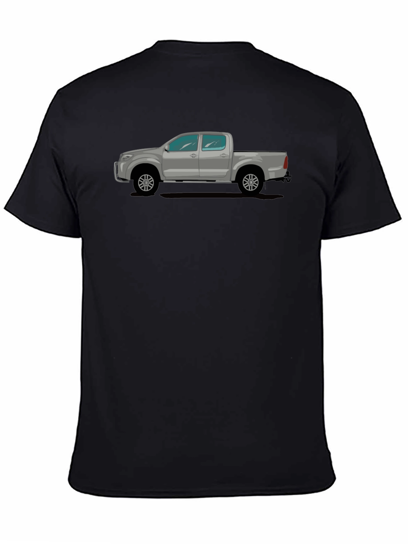 Truck Graphic Tee - Black Casual T-Shirt