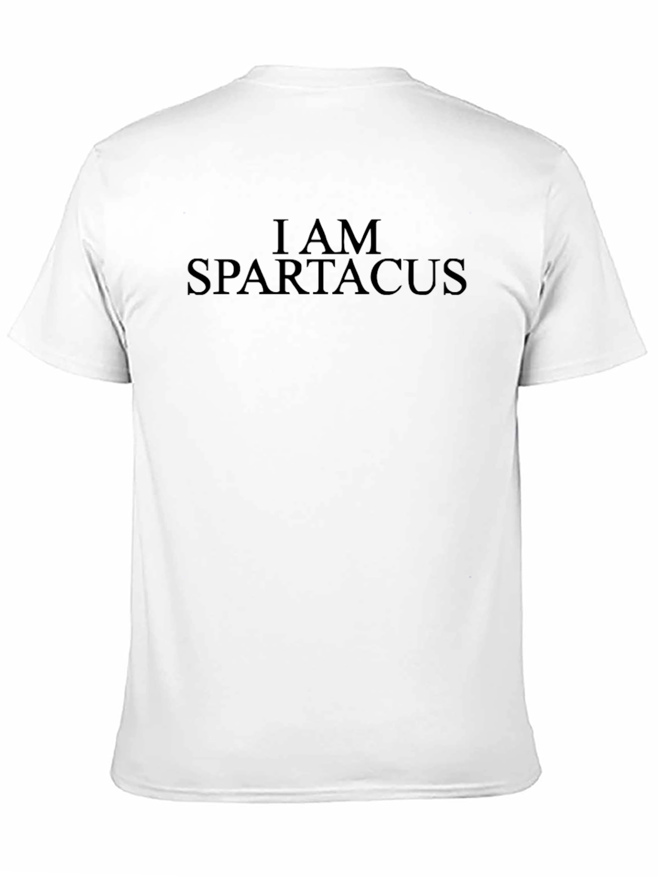 I am Spartacus Black T-Shirt