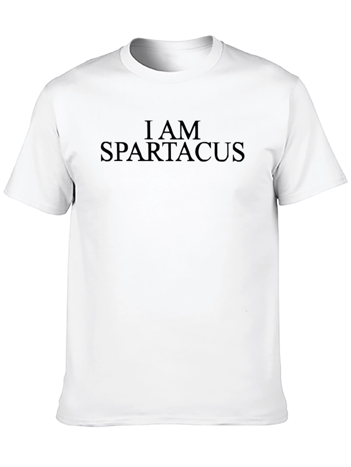 I am Spartacus Black T-Shirt