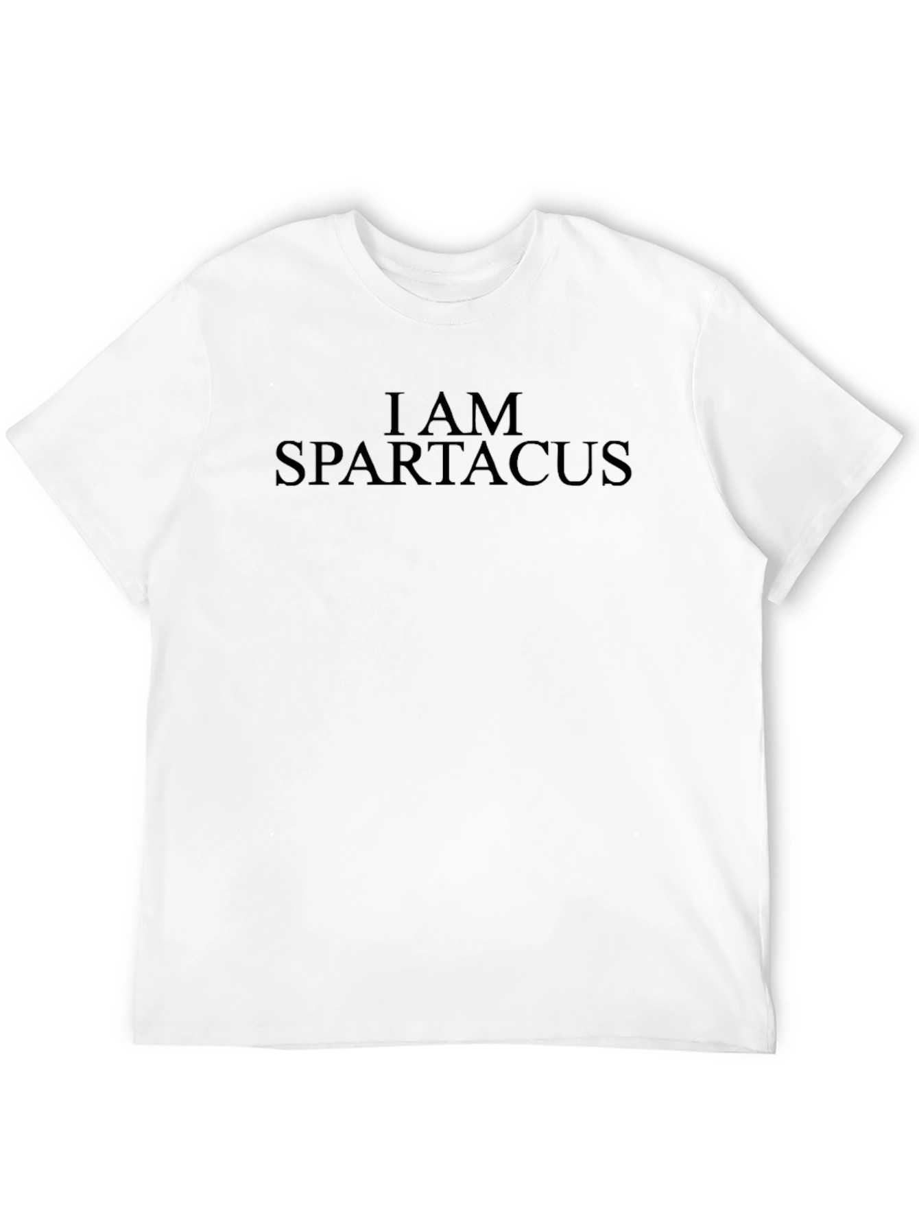 I am Spartacus Black T-Shirt