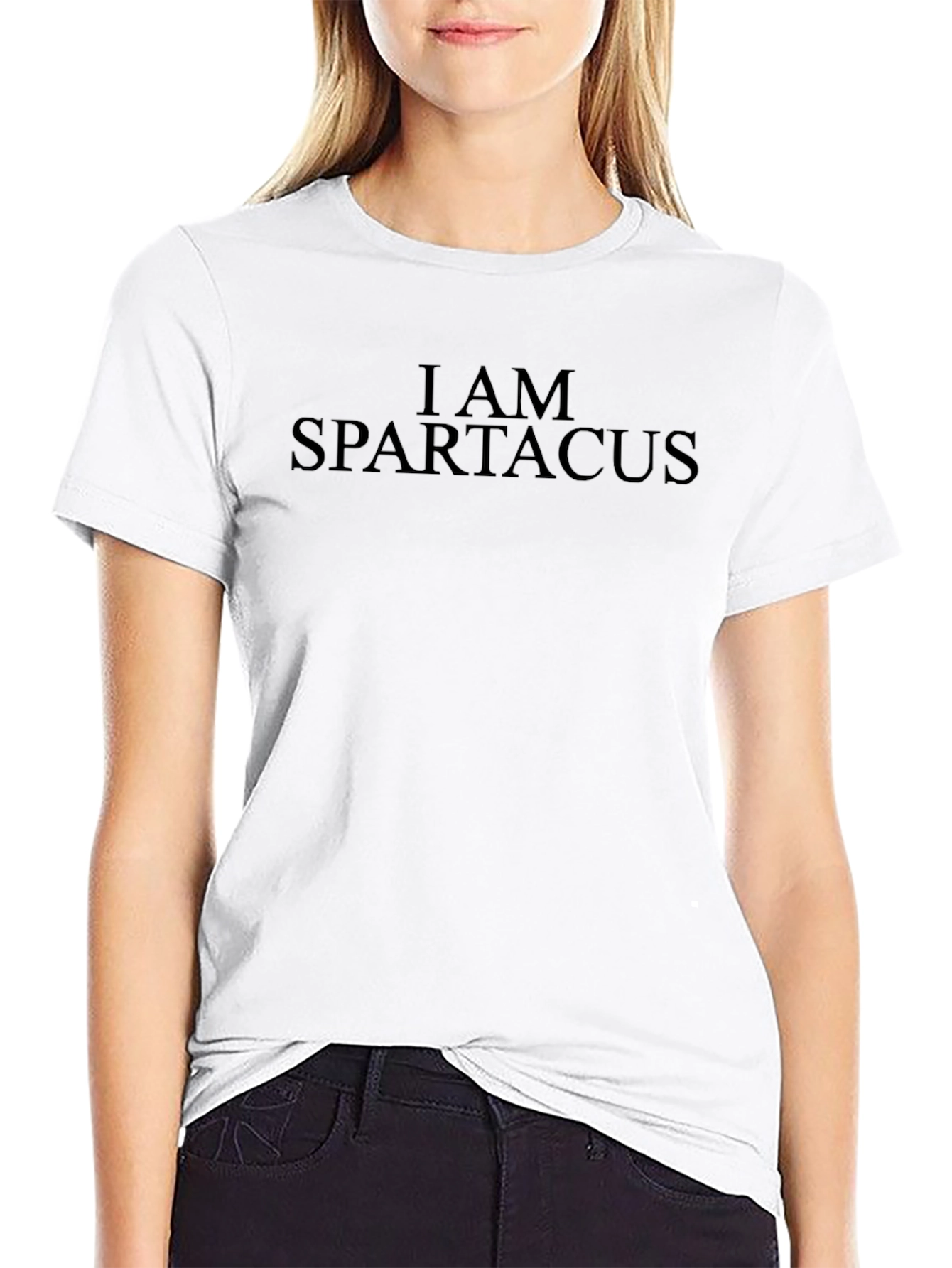 I am Spartacus Black T-Shirt