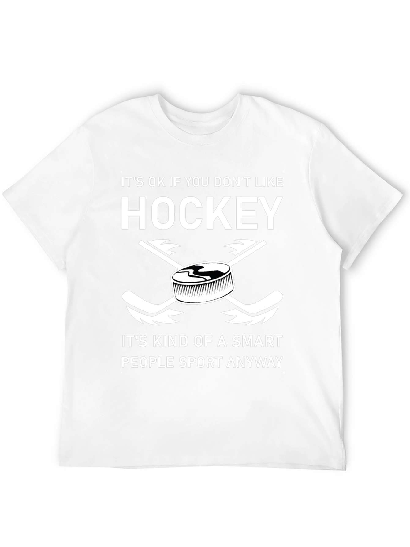 Funny Hockey T-Shirt - Smart People Sport