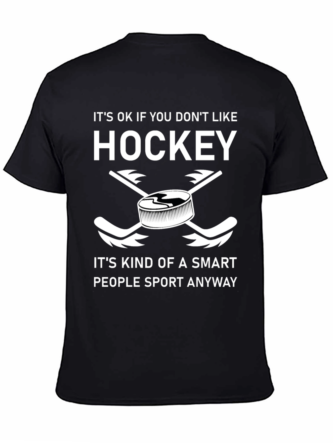 Funny Hockey T-Shirt - Smart People Sport