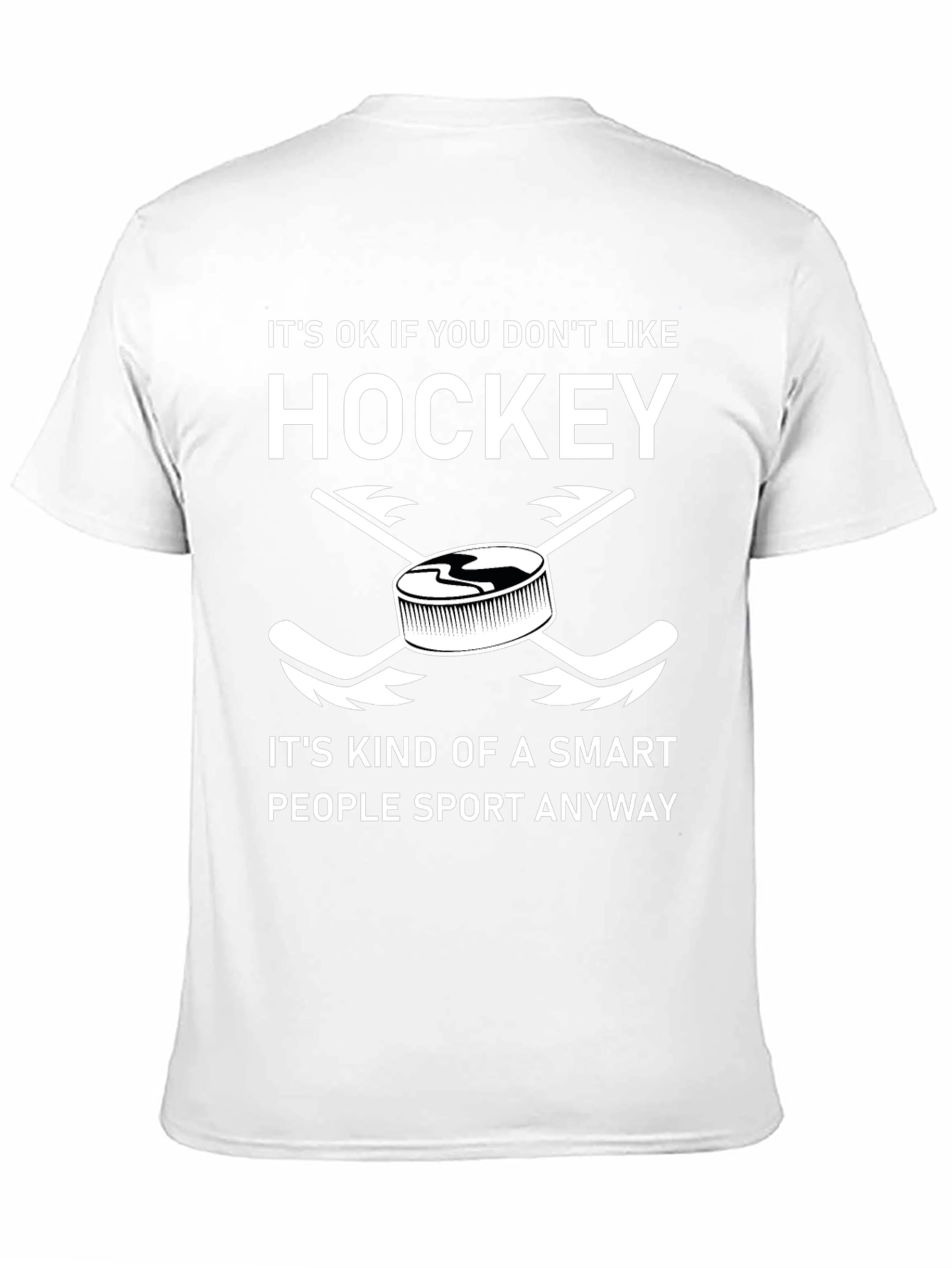 Funny Hockey T-Shirt - Smart People Sport