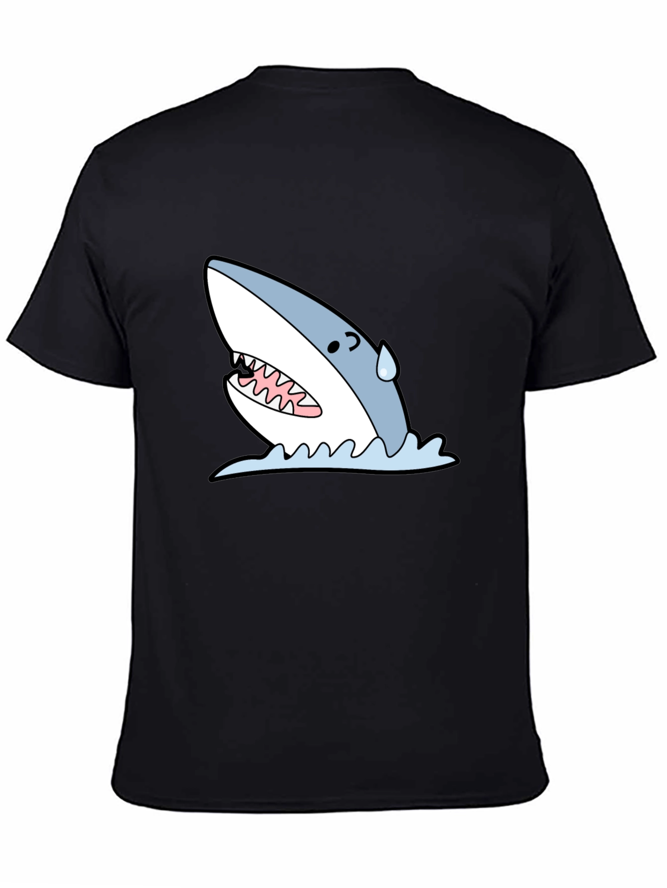 Shark Graphic T-Shirt - Black