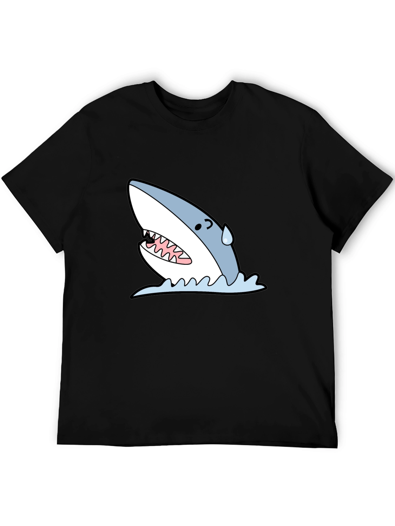 Shark Graphic T-Shirt - Black