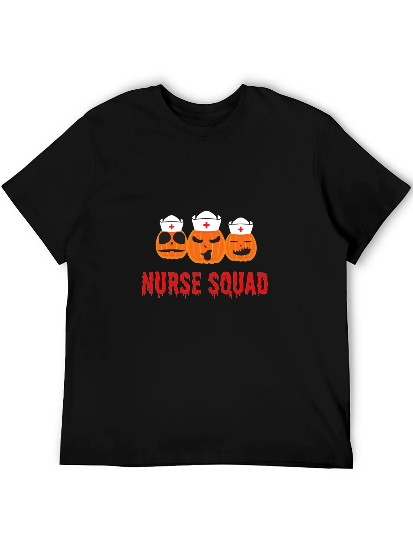 Nurse Squad Halloween Pumpkin T-Shirt