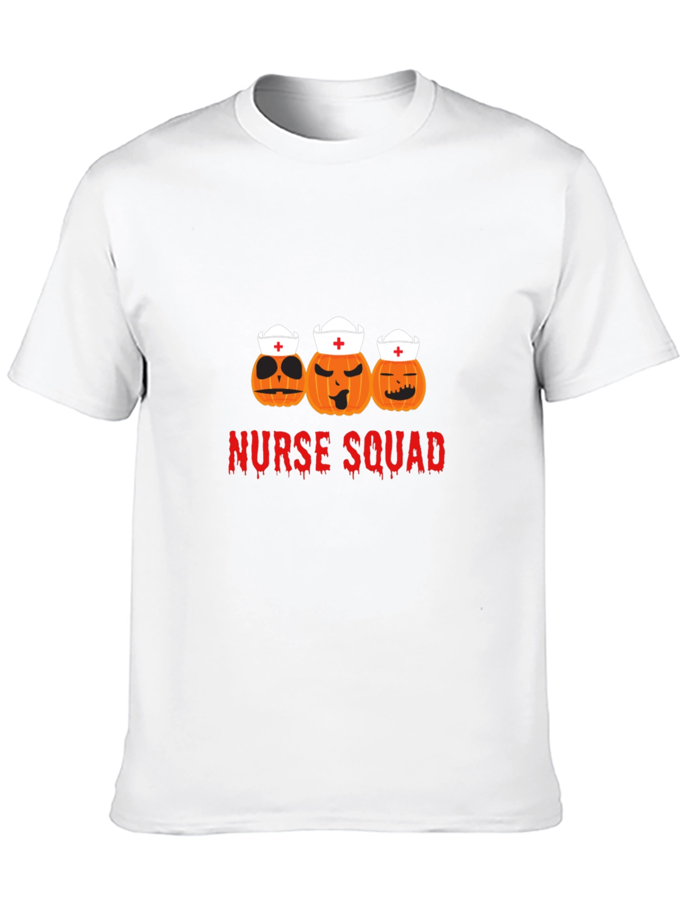 Nurse Squad Halloween Pumpkin T-Shirt