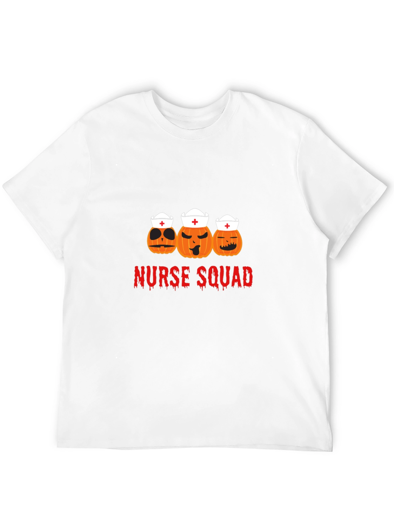 Nurse Squad Halloween Pumpkin T-Shirt