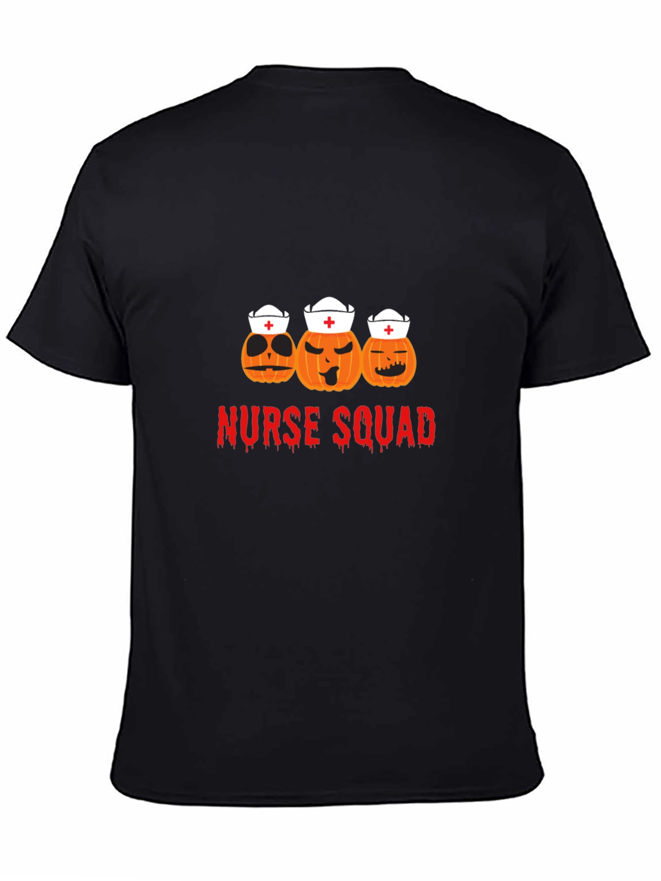 Nurse Squad Halloween Pumpkin T-Shirt