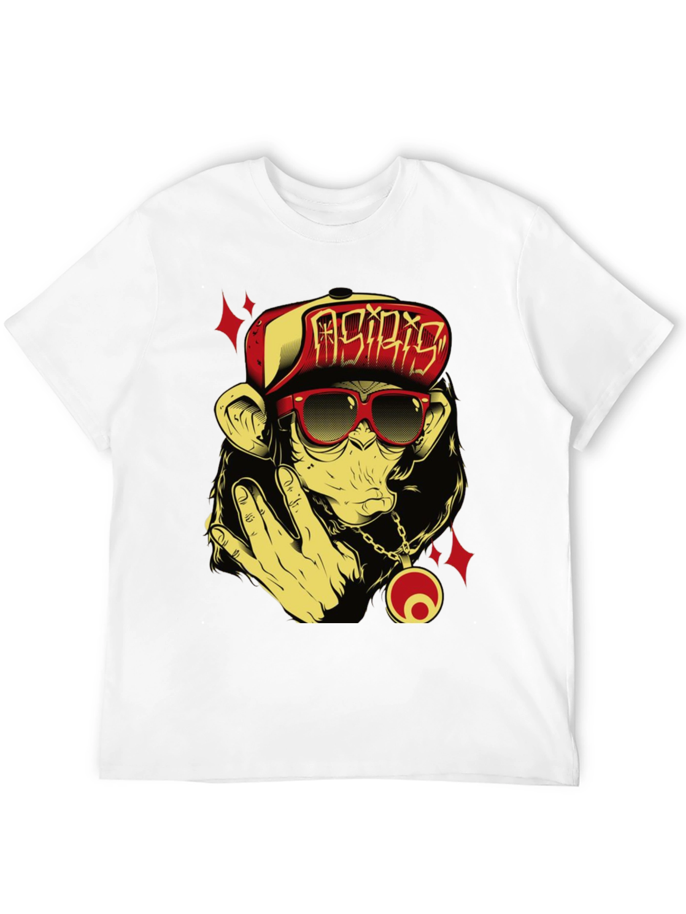 Cool Monkey Graphic Tee - Black