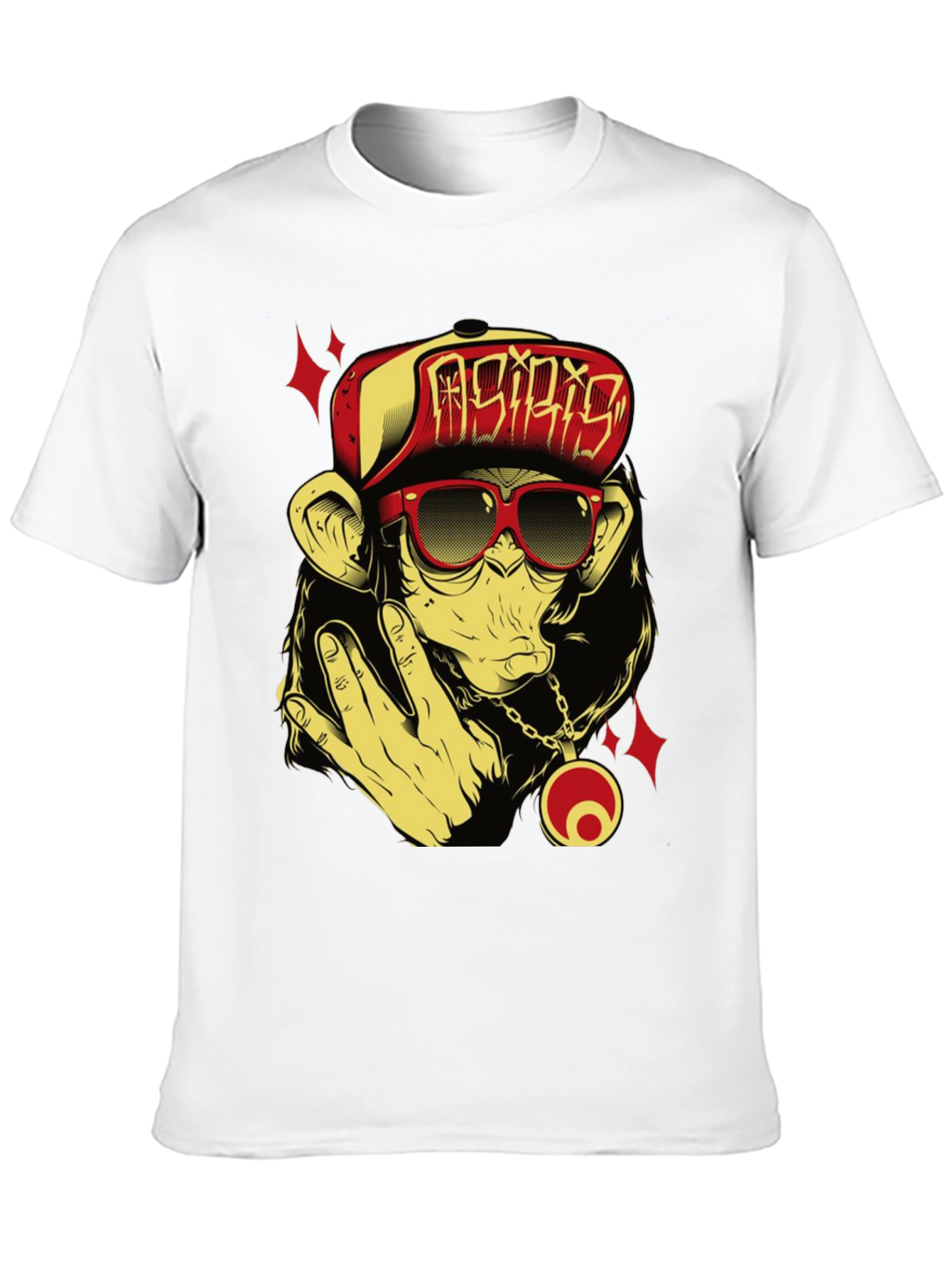 Cool Monkey Graphic Tee - Black