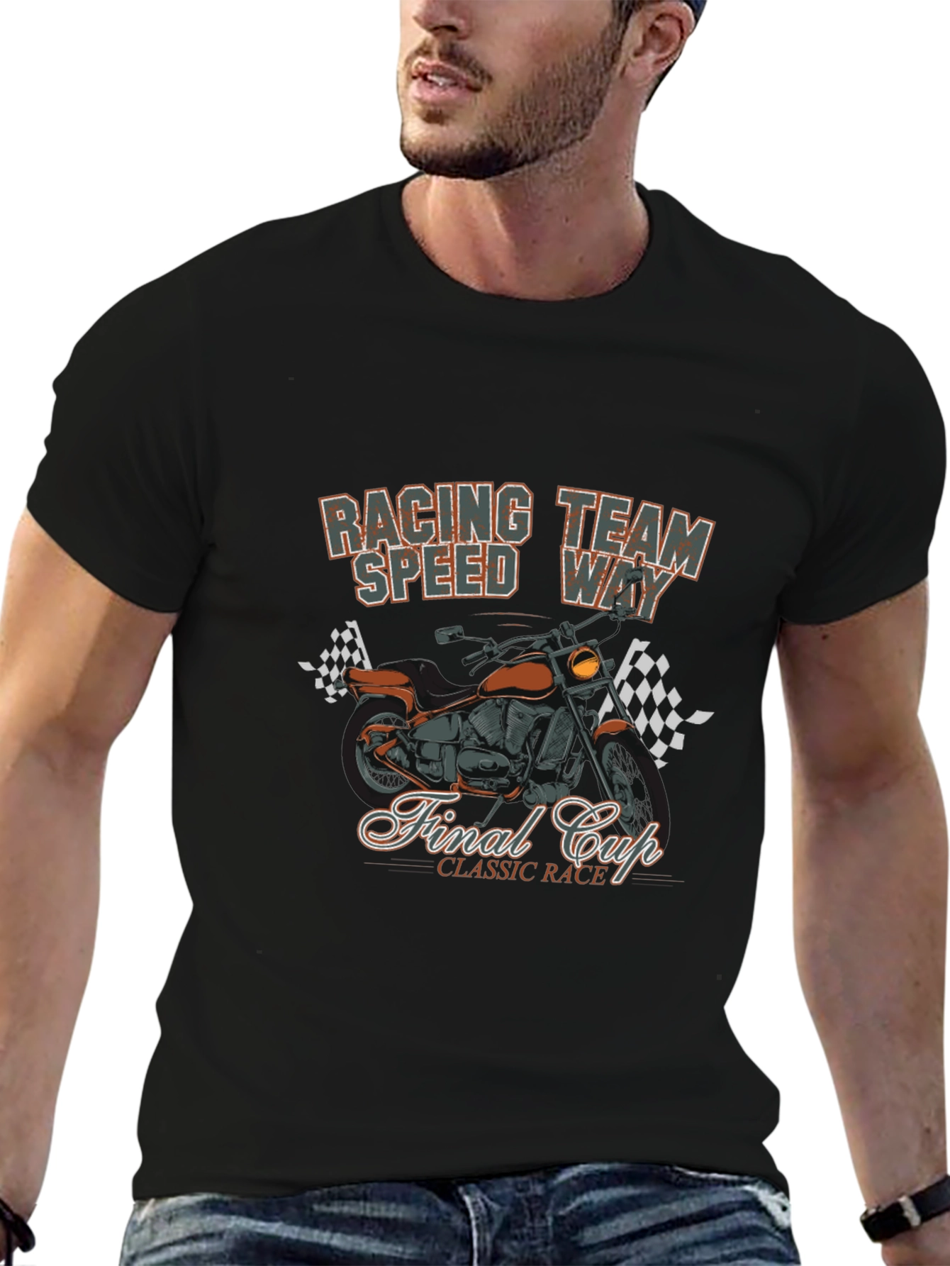 Racing Team Speedway Graphic T-Shirt