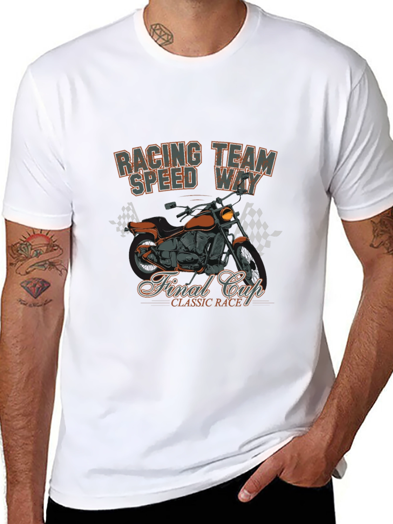 Racing Team Speedway Graphic T-Shirt