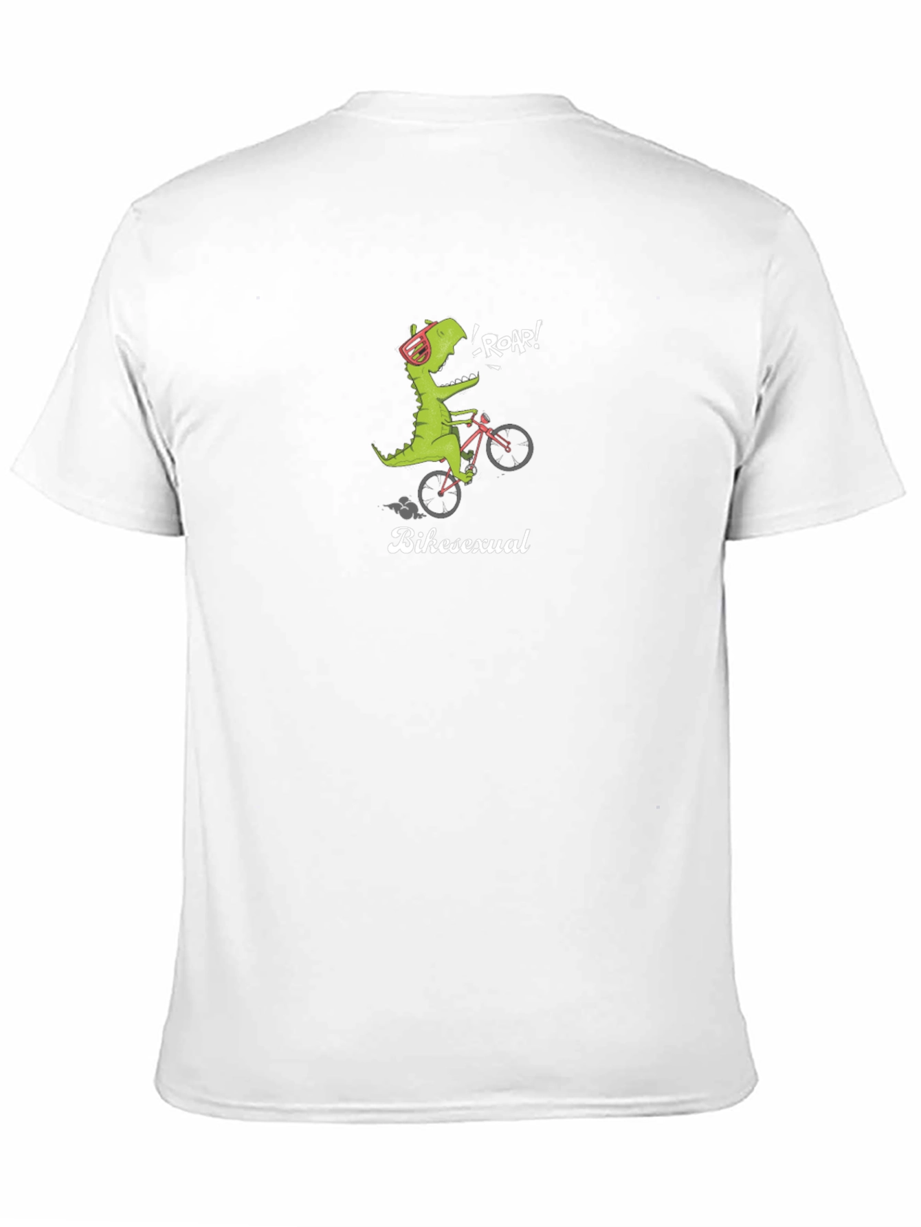 Bikesexual T-Shirt - Dinosaur On Bike