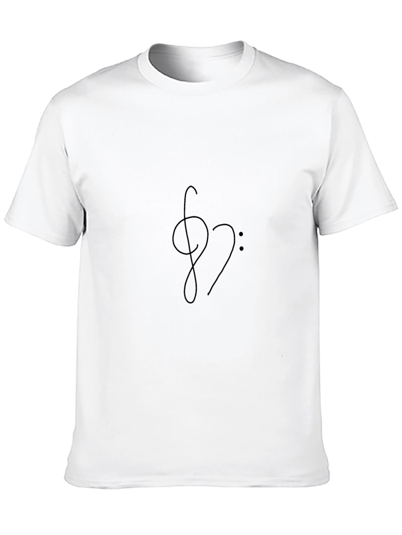 Musical Note Graphic Black T-Shirt - Stylish & Casual