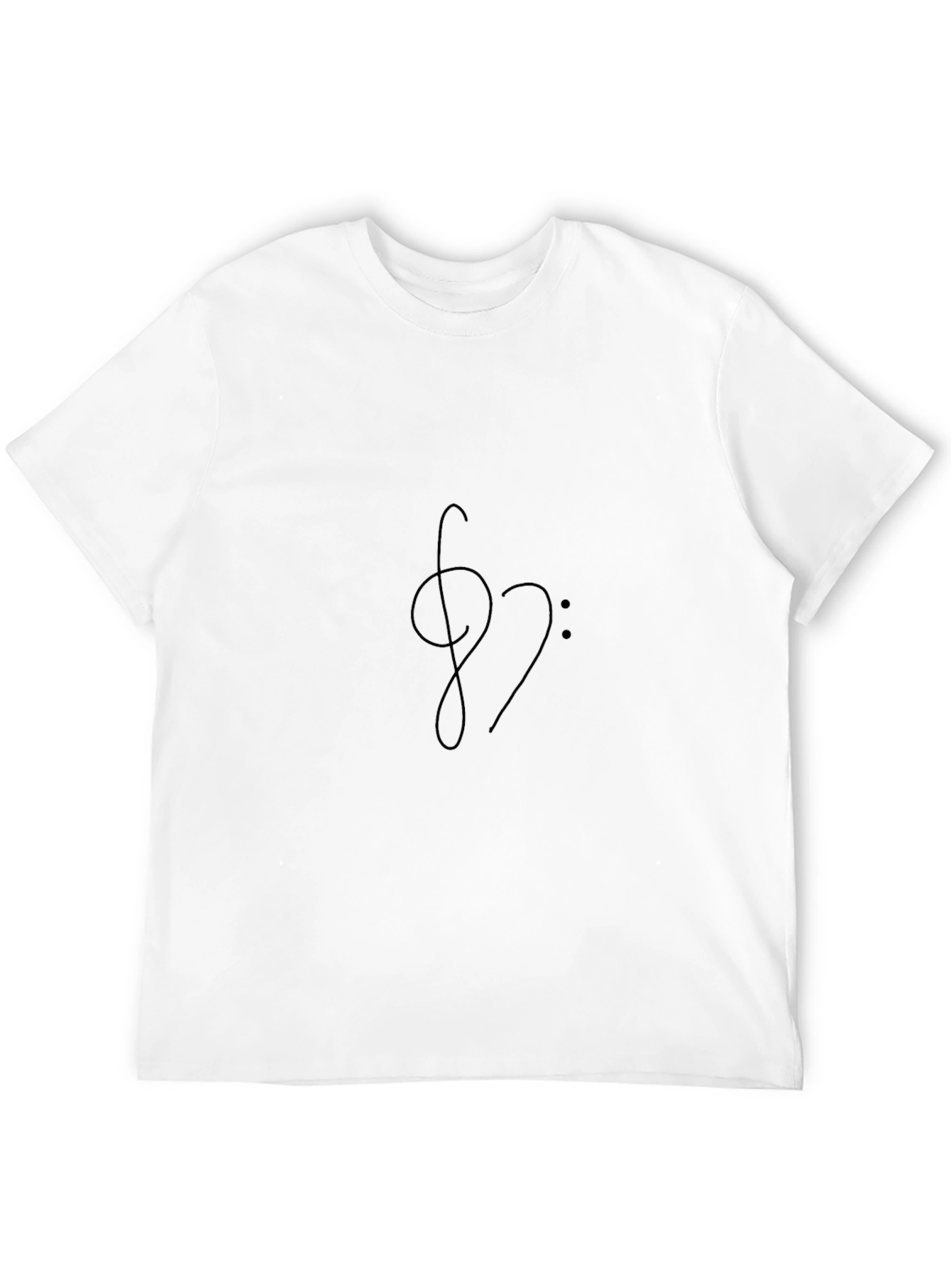 Musical Note Graphic Black T-Shirt - Stylish & Casual