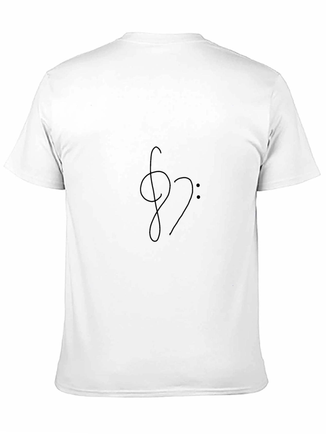 Musical Note Graphic Black T-Shirt - Stylish & Casual