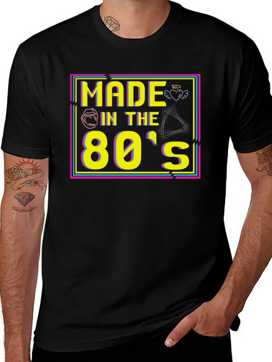 Made in the 80s Retro Style Graphic Tee