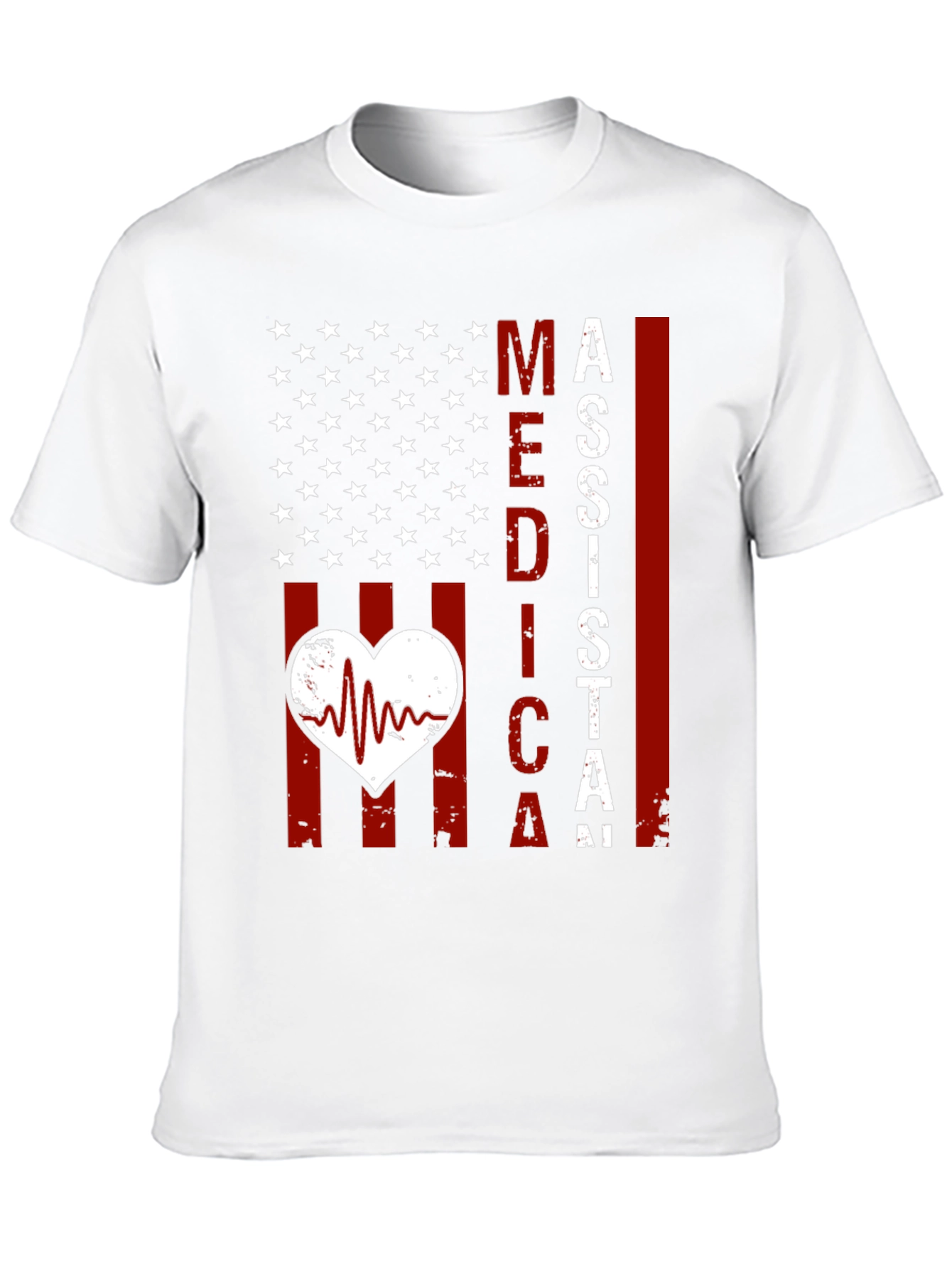 Medical Assistant American Flag T-Shirt