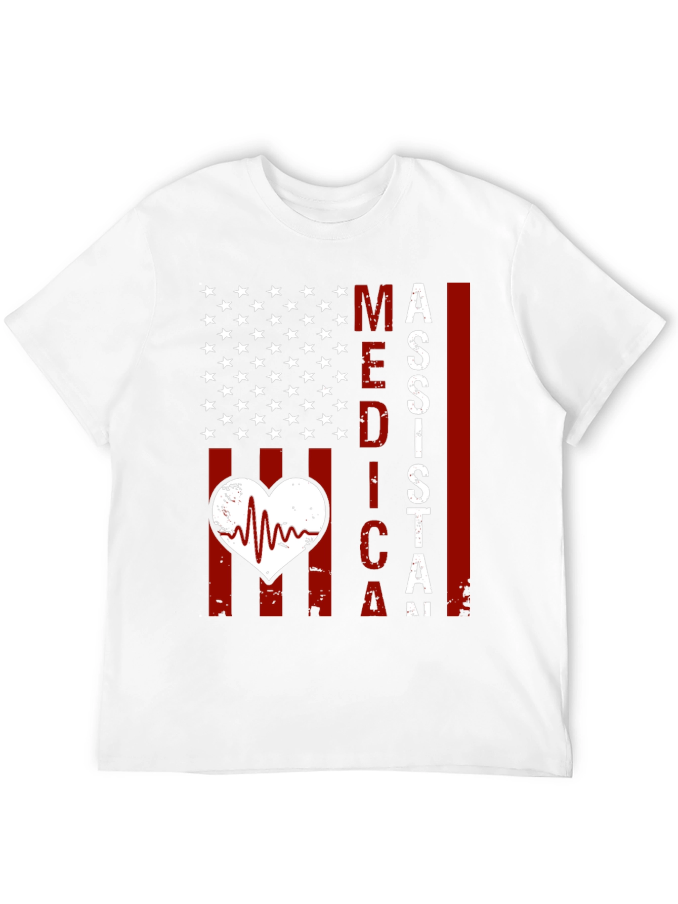 Medical Assistant American Flag T-Shirt