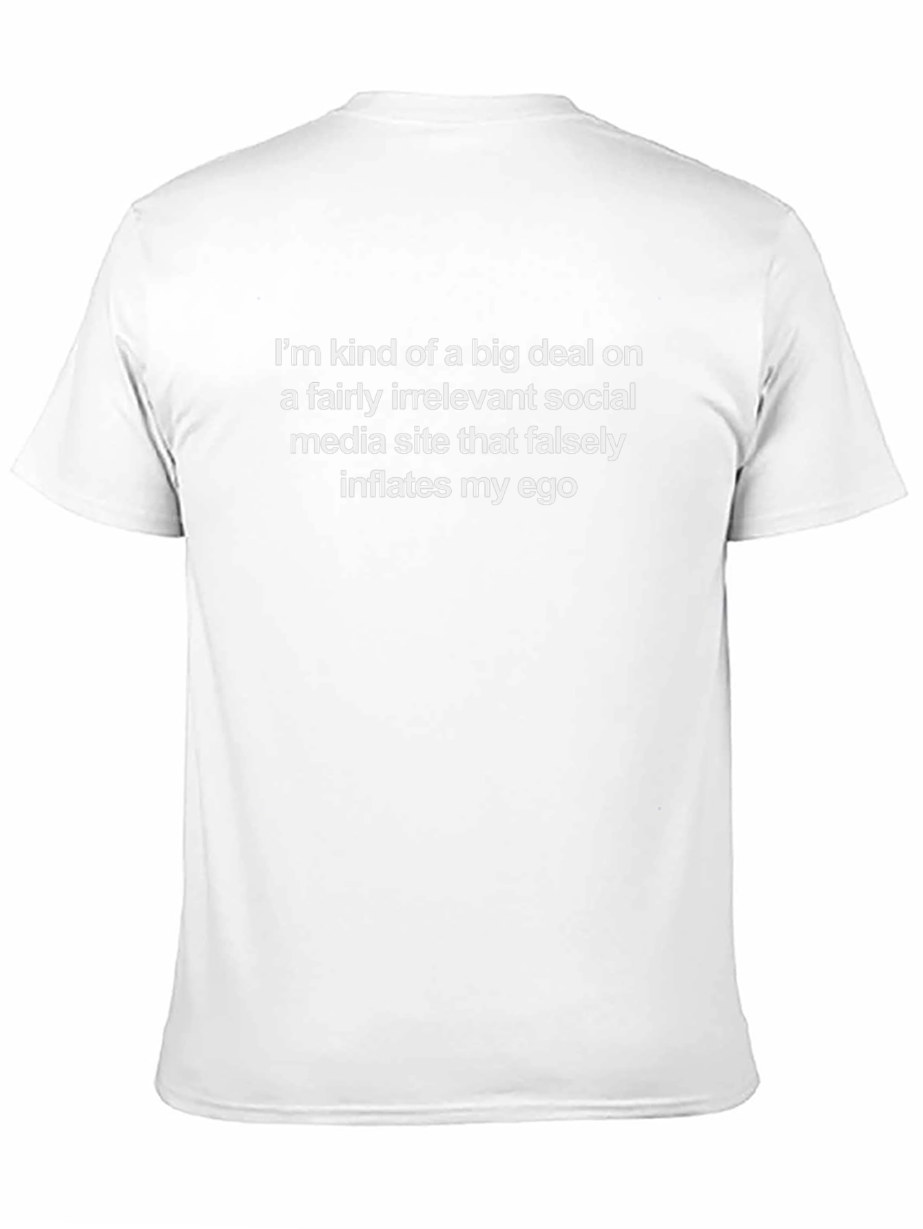 Humorous Big Deal Social Media T-Shirt