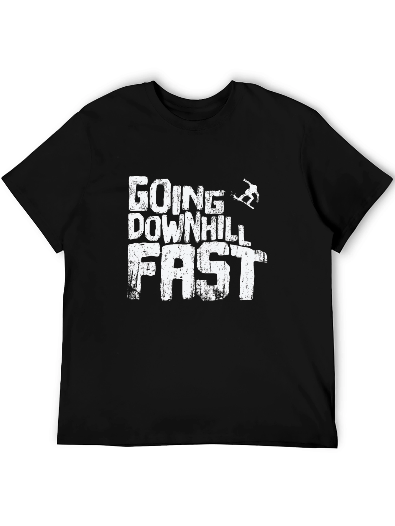 Going Downhill Fast Black T-Shirt