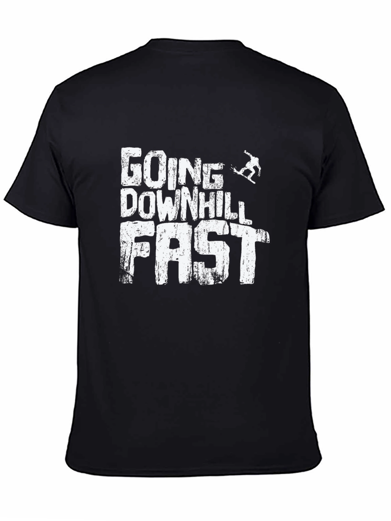Going Downhill Fast Black T-Shirt