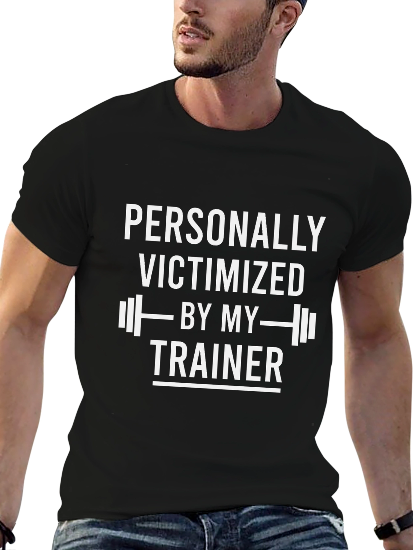 Funny Gym T-Shirt - Personally Victimized By My Trainer