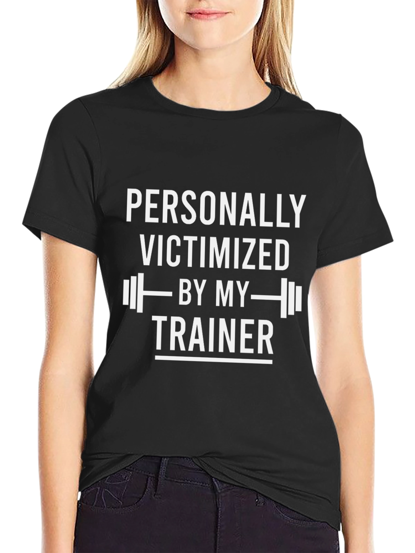 Funny Gym T-Shirt - Personally Victimized By My Trainer
