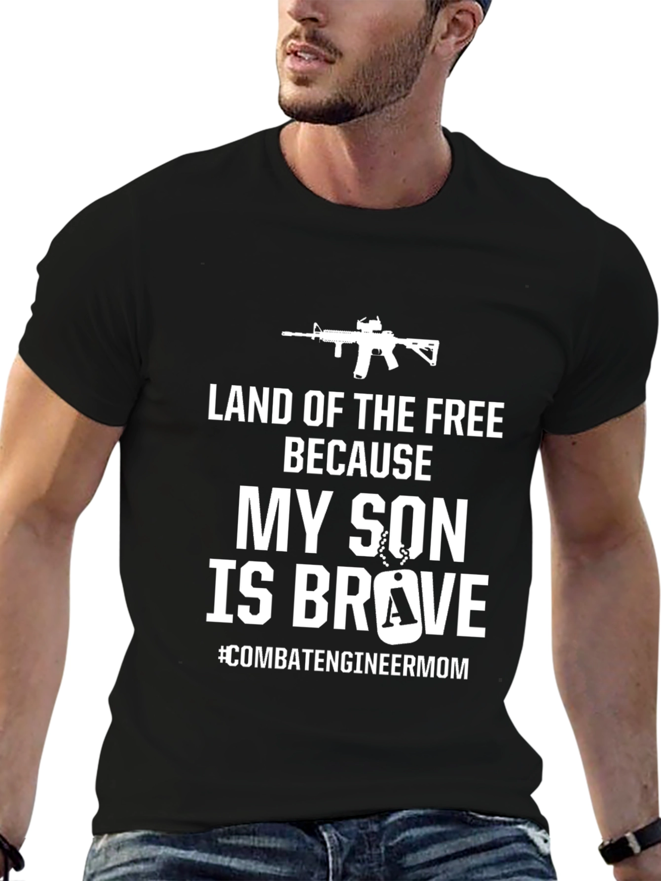 Land of the Free My Son is Brave T-Shirt